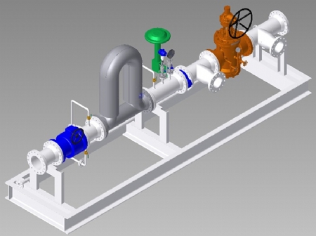 Single Bi-directional Metering Skid 