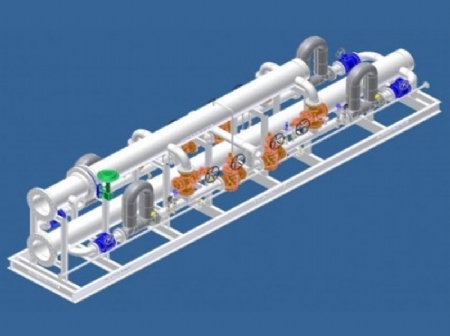 Triple Bi-directional Metering Skid